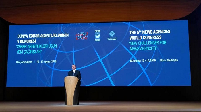 Ilham Aliyev attends 5th News Agencies World Congress - UPDATING 